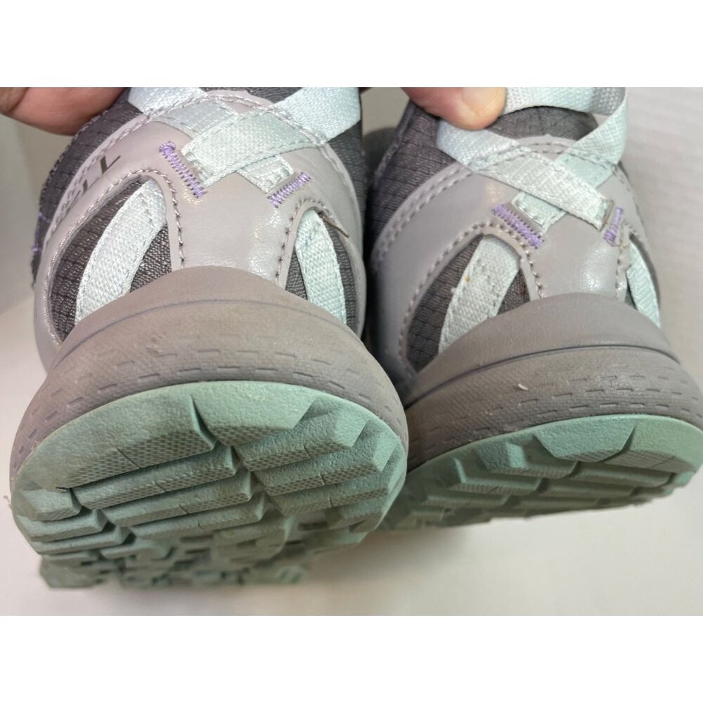 Merrell Women's Athletic Sneakers Size 10 Gray Mesh with Pink & Teal Accents - Picture 4 of 12